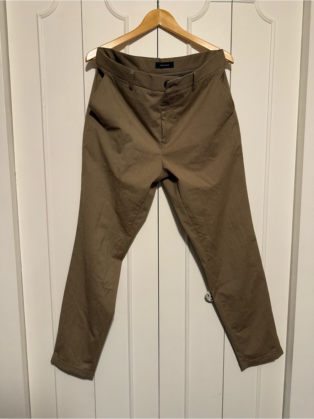 Men's Khaki Slim Chino Pants - Versatile Everyday Fit